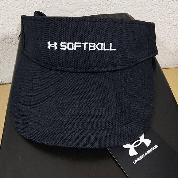 Under Armour Black Women's Sun Visor Hat -G - Picture 2 of 3